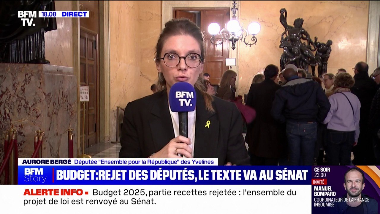 "Mon groupe va saisir le Bureau de l'Assemblée nationale": Aurore Bergé, députée "Ensemble pour la République", réagit après des insultes proférées par le député Sébastien Delogu