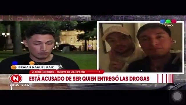 El testimonio de Braian Paiz , imputado en la causa de Liam Payne