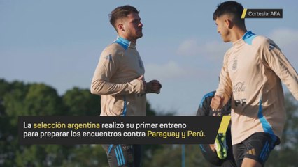 Argentina preparas los partidos ante Paraguay y Perú