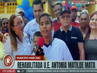 Nueva Esparta | Gobierno Bolivariano recupera infraestructura de la U.B.E. Antonia Matilde Mata