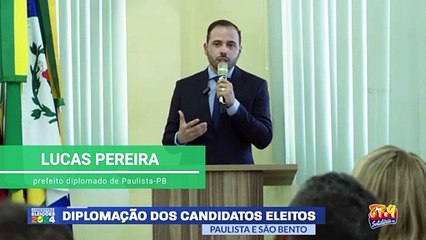 Lucas Pereira é diplomado prefeito de Paulista