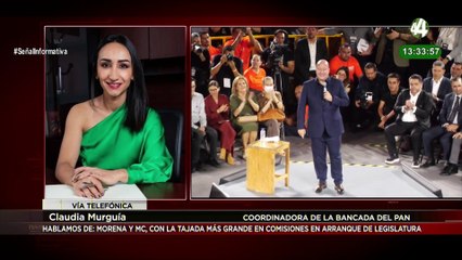 Claudia Murguía	habla de las nuevas comisiones legislativas de MC y Morena