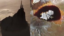 Animation From Spacecraft Data:   Fly Over A Mountain And Lava Lake On Jupiter's Moon Lo