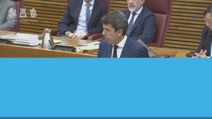 Mazón acusa a la Confederación Hidrográfica de no alertar de "las consecuencias desastrosas"