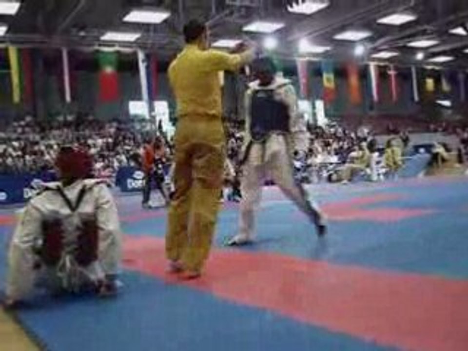 Demi-finale +84 kg : Mickaël Borot / Franz KAROL (POL)