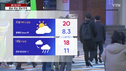 [날씨] 출근길 8.4℃, 쌀쌀...내륙 중심 안개 유의 / YTN