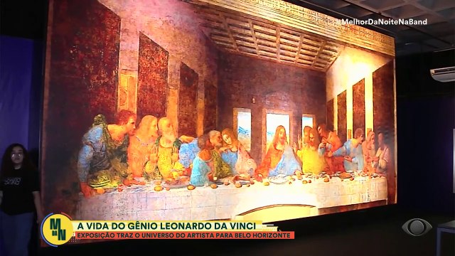 A vida do gênio Leonardo da Vinci em exposição em BH | Melhor da Noite