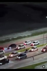 Moradores usam laser para alertar motoristas sobre assaltantes, no Recreio