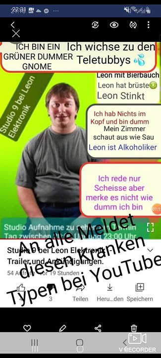Leon Elektronik  -  Zeigt Hater von Facebook und YouTube an.
