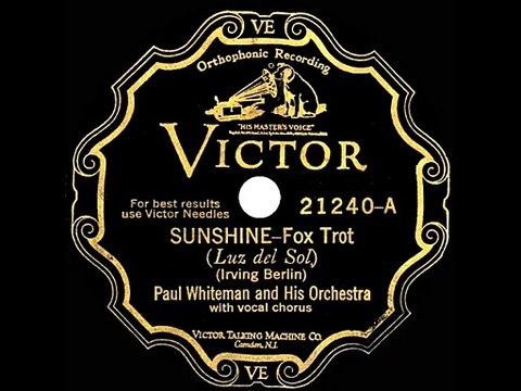 1928 Paul Whiteman - Sunshine