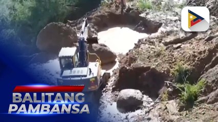 Clearing operations sa mga naisarang kalsada sa Cordillera, puspusan