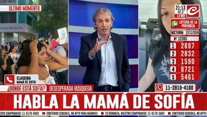 Habla la mamá de Sofía: "Se perdieron 48 horas en la búsqueda"