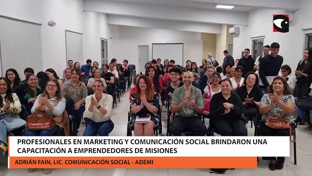 Profesionales en marketing y comunicación social brindaron una capacitación a emprendedores de Misiones