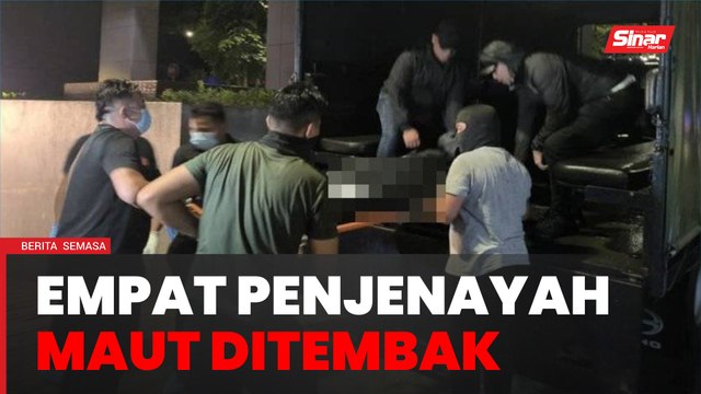 Empat penjenayah warga Vietnam maut ditembak polis