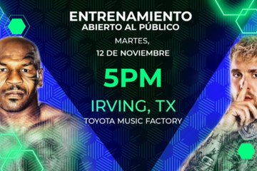 El Toyota Music Factory ya vive el ambiente previo de la pelea Mike Tyson vs Jake Paul