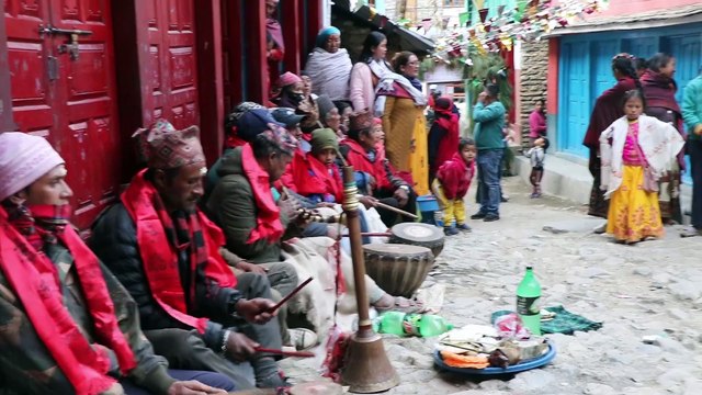 Dance in Naumati Baja | Women Dancing in Traditiona Nepalese Music |