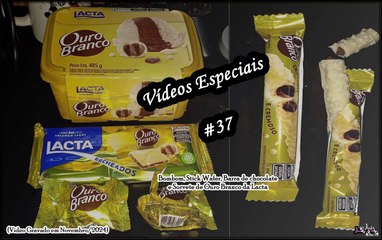 Vídeos Especiais - #37 - Sorvete de Ouro Branco da Lacta e outros produtos (Novembro/2024)