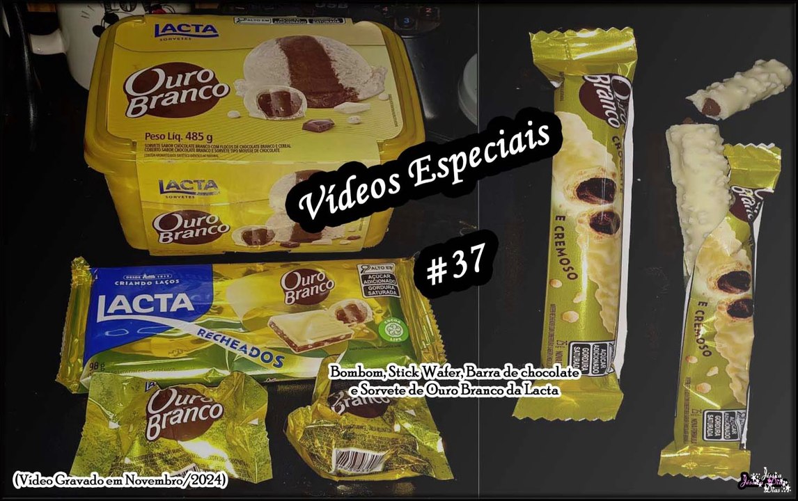 Vídeos Especiais - #37 - Sorvete de Ouro Branco da Lacta e outros produtos (Novembro/2024)