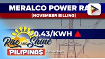 Meralco, may dagdag-singil ngayong Nobyembre