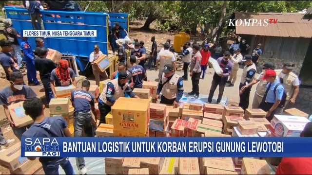 Imbas Aktivitas Kegeempaan Gunung Lewotobi Meningkat, Jalan Trans Flores Ditutup