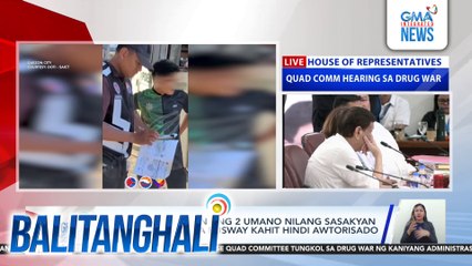 PDEA, iimbestigahan ang 2 umano nilang sasakyan na dumaan sa EDSA Busway kahit hindi awtorisado | Balitanghali