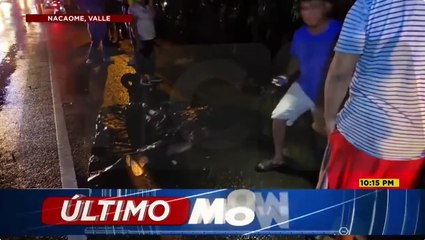 Motociclista muere en brutal accidente vial ocurrido en el sur del país