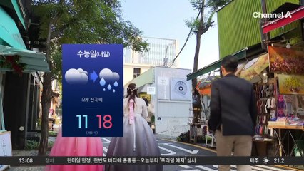 [날씨]오늘 평년보다 포근…수능일 전국 비