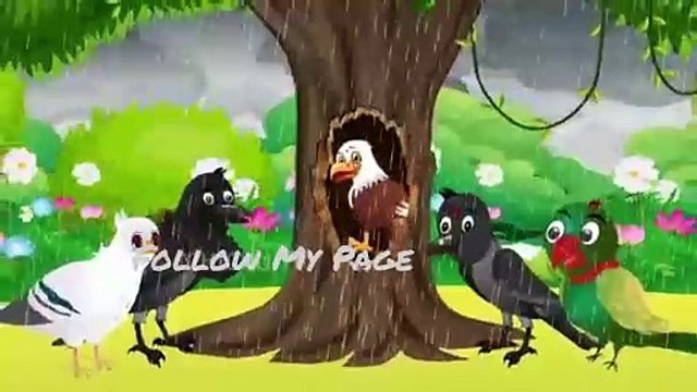 Last Part चिड़िया कार्टून Barish Chidiya Kauwa 2024 Chidiya wala Cartoon Hindi Cartoon Kahani