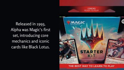 Famous  Magic The Gathering Sets And Their Significance