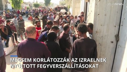Mégsem korlátozza az Egyesült Államok az Izraelnek nyújtott fegyverszállításokat