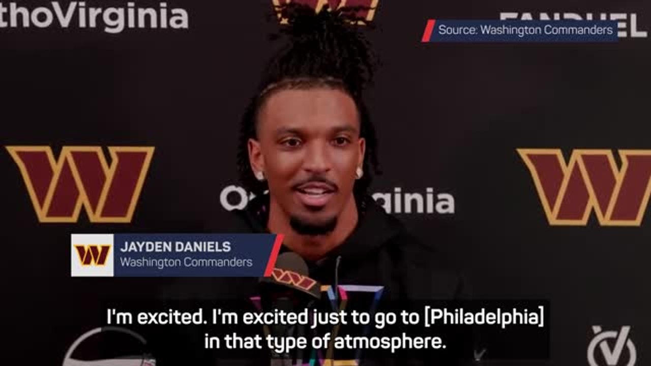 'Heard they've got very passionate fans' - Jayden Daniels relishing Eagles battle