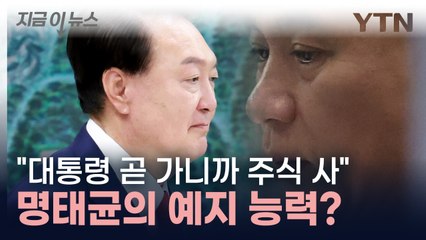 "윤 대통령 가니까 주식 사" 이틀 뒤 그 일이 실제로 일어났다 [지금이뉴스] / YTN