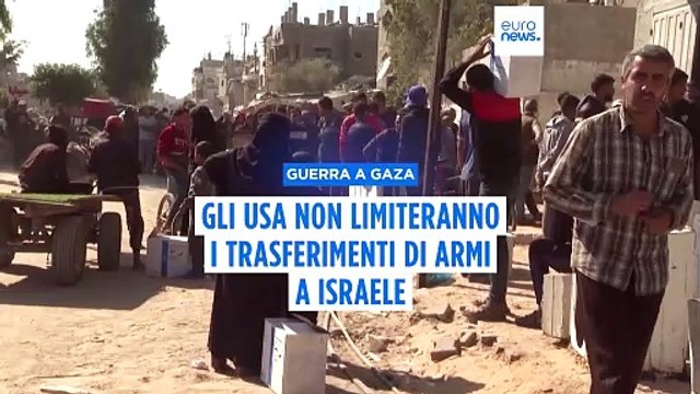 Stati Uniti: Israele migliora su aiuti umanitari a Gaza, avrà ancora armi