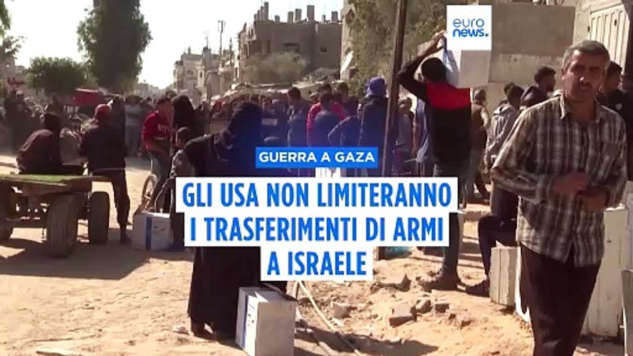 Stati Uniti: "Israele migliora su aiuti umanitari a Gaza, avrà ancora armi"
