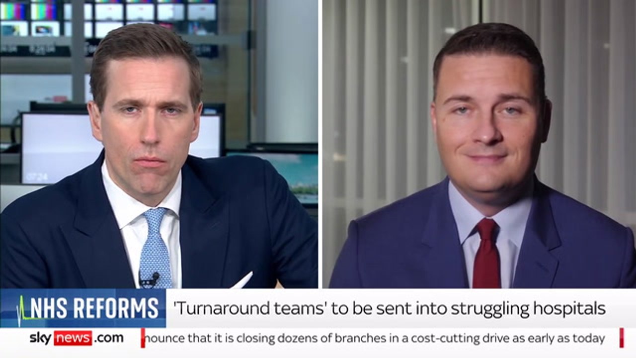 Wes Streeting hails head of London hospitals 'busting' through waiting list backlogs as he unveils NHS reforms