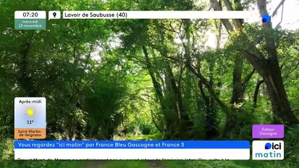 13/11/2024 - ICI Matin France Bleu Gascogne en vidéo