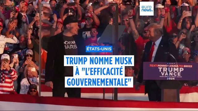Donald Trump confie à Elon Musk et Vivek Ramaswamy l'efficacité gouvernementale