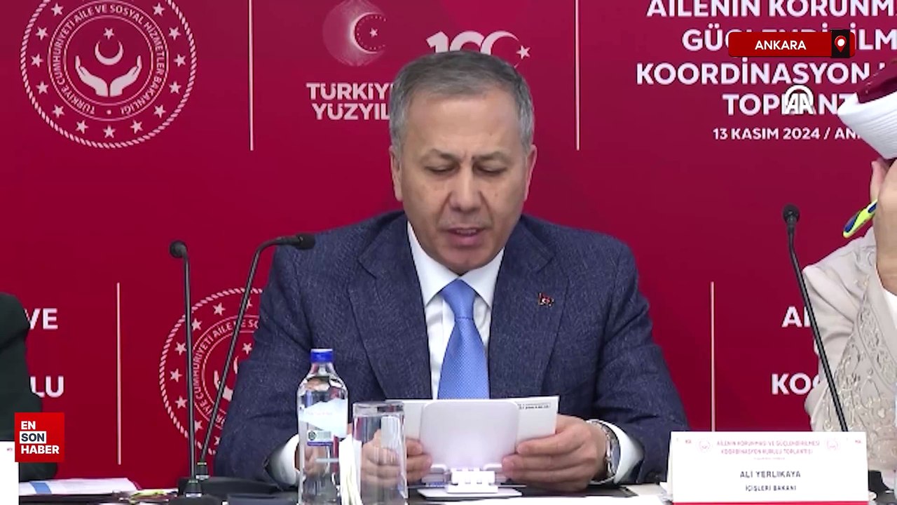 Ali Yerlikaya: Türkiye'nin geleceği, güçlü aile ile mümkün