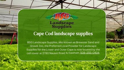 Local Cape Cod Landscape Supplies for Every Project
