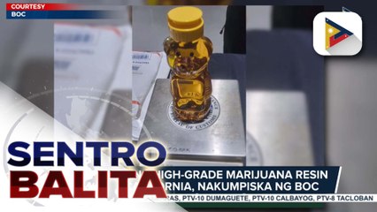 Higit 1kg na high-grade marijuana resin mula California, nakumpiska ng BOC