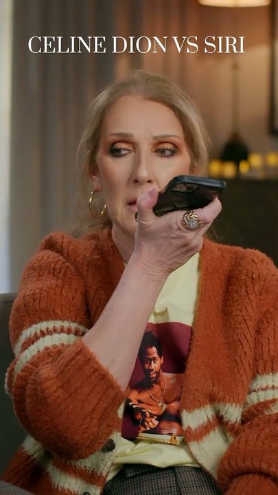 Clin d'oeil: Regardez Céline Dion qui s'amuse à demander à Siri d'écouter sa version de la chanson "L'hymne à l'amour", mais tout ne se passe pas comme prévu... - Regardez