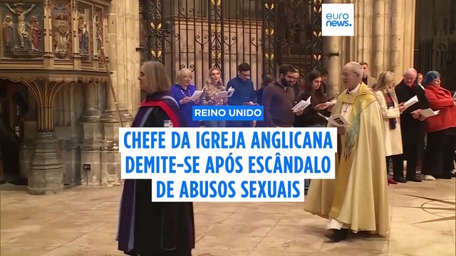 Chefe da Igreja Anglicana demite-se após escândalo de abusos sexuais