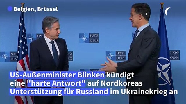 Blinken kündigt harte Antwort auf Nordkoreas Unterstützung für Russland an