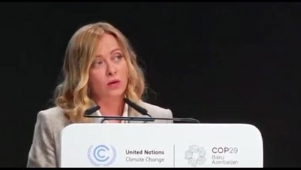 Cop29, Meloni: per clima superare divergenze, serve responsabilità