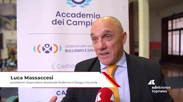 Massaccesi: “Parliamo del disagio dei nostri ragazzi però raccontato dai campioni dello sport”