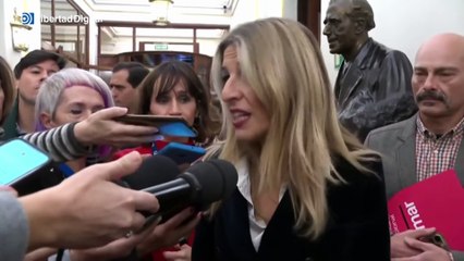 Yolanda Díaz pide que los trabajadores de las zonas en alerta no vayan a sus puestos de trabajo