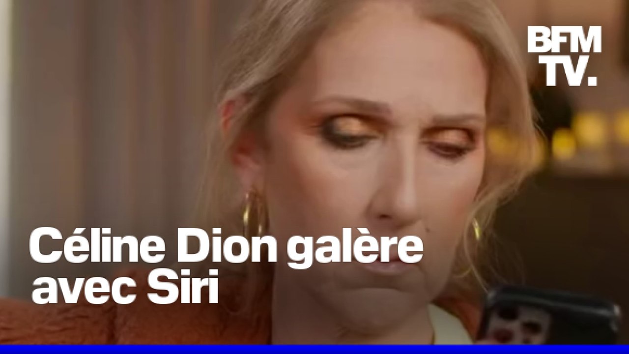 "Je devrais le dire avec un accent français": quand Céline Dion galère avec Siri