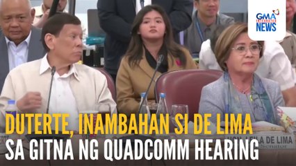 Dating Pangulong Duterte, inambahan si De Lima | GMA Integrated News