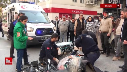 Bilecik'te yaralı halde yerde yatarken bile aklı motosikletindeydi