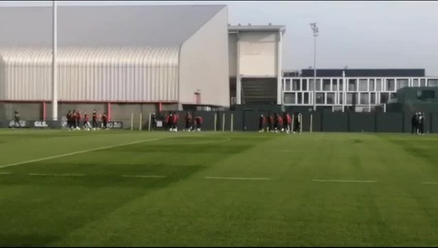 Nations League: les Diables rouges s'entraînent à la veille d'affronter l'Italie